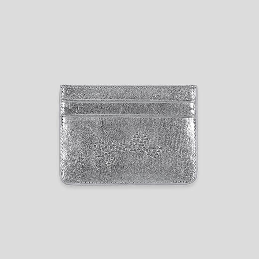 GOODBAI GOODEES 铆钉logo裂纹肌理卡包 商品图0