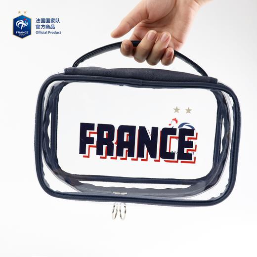 法国国家队官方商品 | 队徽透明拉链化妆包洗漱包足球迷周边 商品图4