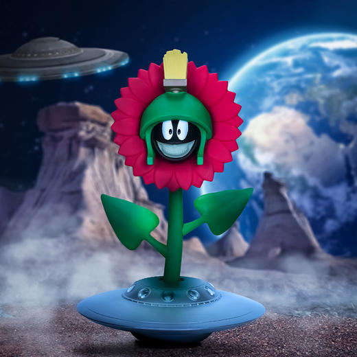 Ron English Growing Grin Sunflower (Original) 火星人马文手办玩具 商品图1