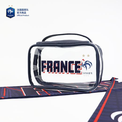 法国国家队官方商品 | 队徽透明拉链化妆包洗漱包足球迷周边 商品图3