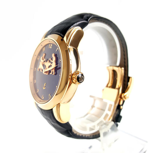 稀缺珍藏【二手95新】ULYSSE NARDIN雅典鎏金玫瑰金珐琅表把三问报时表716-61/E2 191217TH04 商品图2