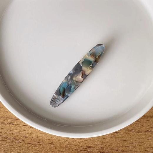 【韩国ins风高级感侧边醋酸一字夹】侧边夹简约一字夹子，无痕发夹网红法式刘海夹碎发卡碎发夹洗脸化妆夹子QQ 商品图9