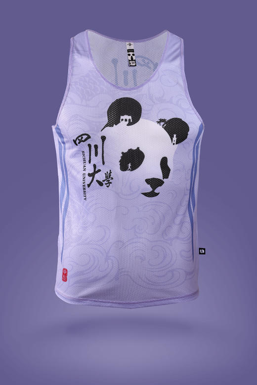 [现货]四川大学校友跑团2024紫气东来龍馬精神竞速背心 短袖TEE专用链接 商品图5