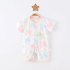 【A类好棉 透气舒适 拒绝闷热】婴儿连体衣夏季薄款宝宝短袖外出服纯棉幼童爬爬服哈衣新生儿睡衣 商品缩略图13