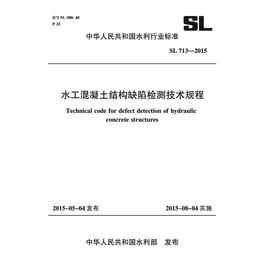 水工混凝土结构缺陷检测技术规程 SL 713-2015 （中华人民共和国水利行业标准）