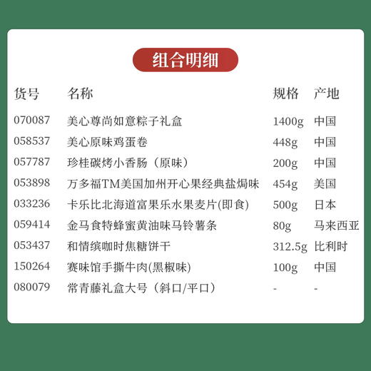 【浓情端午】特惠礼包-礼盒大号款 浓情解乡愁感恩回馈礼包G 商品图1