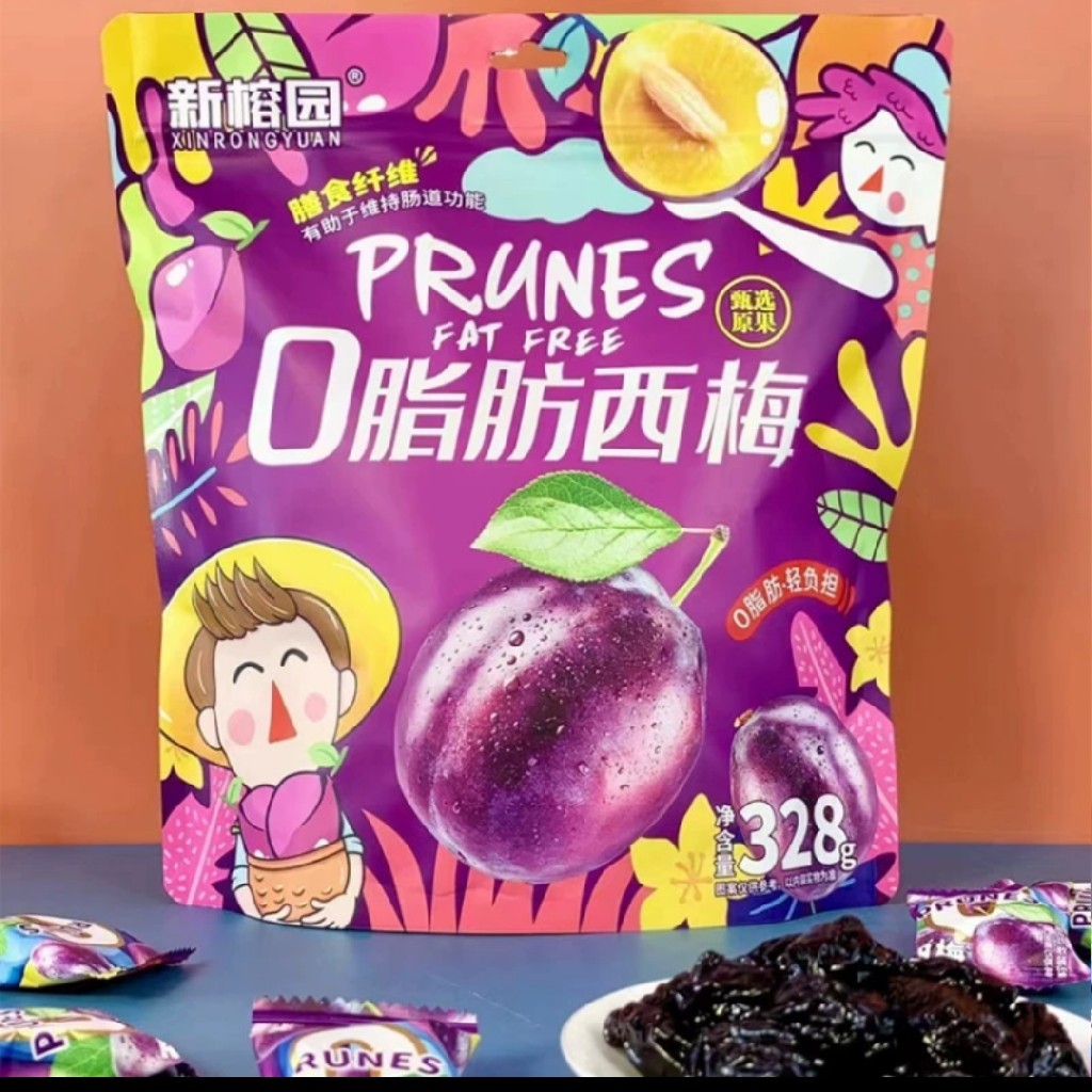 新榕园轻食西梅干袋装 0脂肪西梅328g