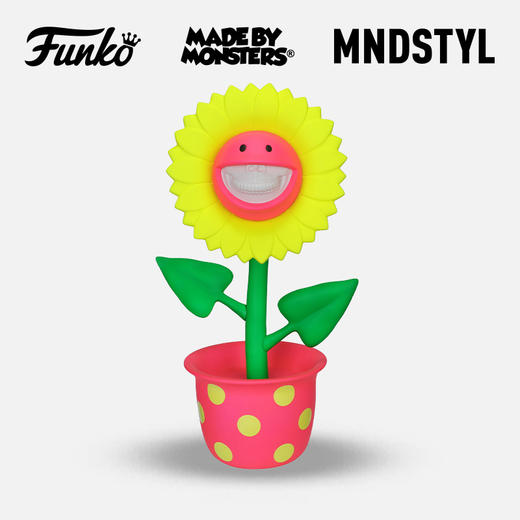 Ron English Growing Grin Sunflowe (Pink) 笑脸太阳花手办玩具 商品图2