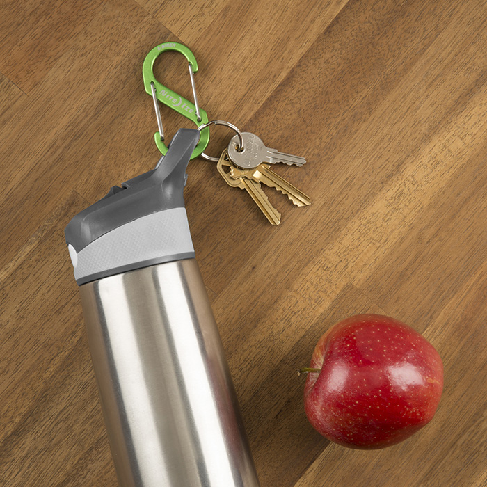 【福利款】NITEIZE奈爱8字扣铝制彩色金属户外车钥匙扣快挂登山包调节扣