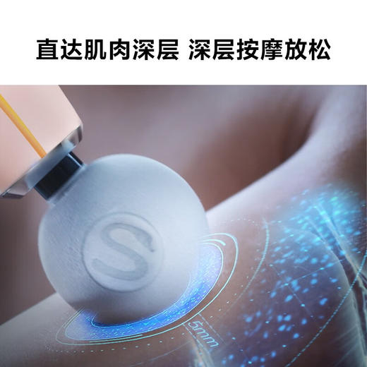 SKG筋膜枪 按摩器专业迷你便携家用超长续航热敷深层放松筋膜枪 F5迷你热敷筋膜枪  淘气 商品图2
