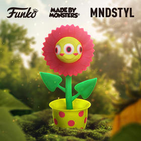 Ron English Rabbit Sunflower (Pink) 罗尼兔太阳花手办玩具