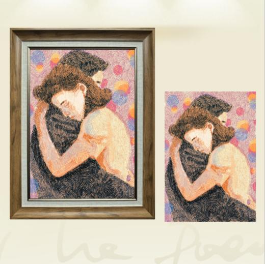 为你读诗×艺术家 霹雳倍倍 《拥抱》系列版画作品 商品图1