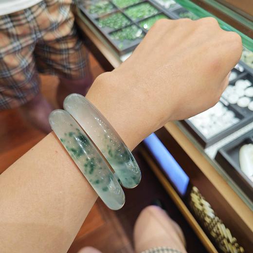 金丝玉手镯 清韵江南 腕上春 商品图2