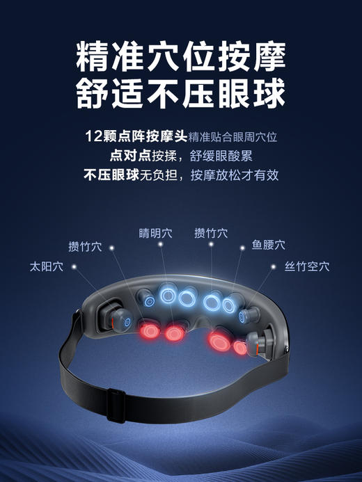 SKG 眼部按摩仪K5热敷眼睛眼罩缓解疲劳按摩器护眼仪生日礼物推荐 商品图1