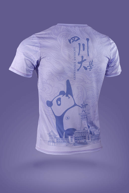 [现货]四川大学校友跑团2024紫气东来龍馬精神竞速背心 短袖TEE专用链接 商品图2