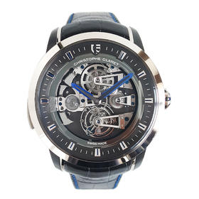 稀缺珍藏【99新未使用】柯籁天音SOPRANO 女高音系列18K白金、5级钛金属陀飞轮、三问手动机械机芯45MM男表MTR.TRD98.003.025.TI   120124LV01