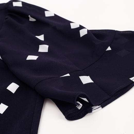 PF882斯尔丽2024夏季新款浪漫优雅修身法式碎花连衣裙 商品图4