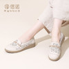 信诺 真皮舒适女鞋 2024新款夏季妈妈鞋子凉鞋软底中老年镂空单鞋24C6801-017 商品缩略图6