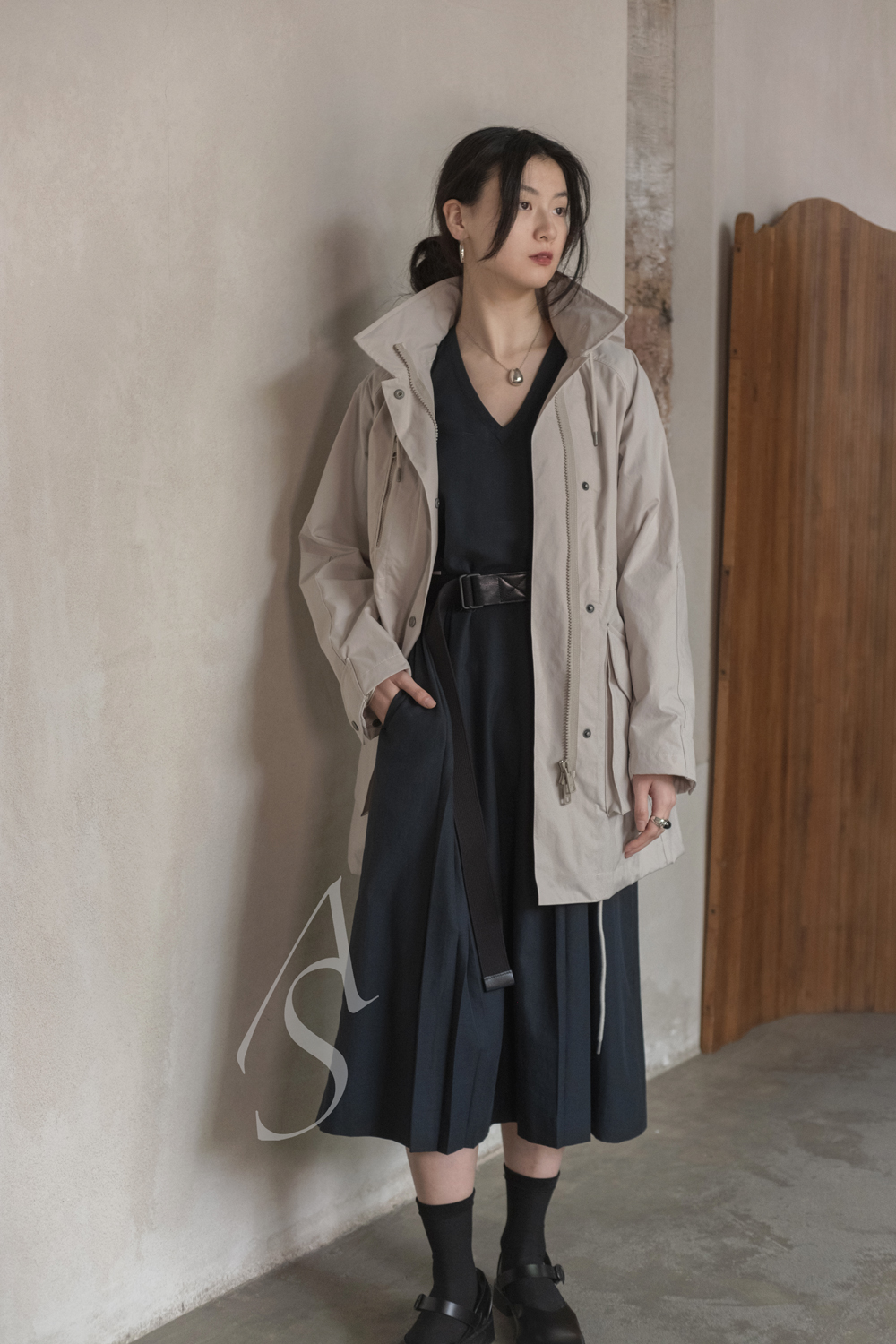 MHL 铅灰色M90瑞典军事parka外套