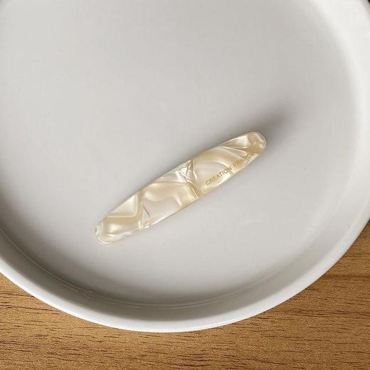 【韩国ins风高级感侧边醋酸一字夹】侧边夹简约一字夹子，无痕发夹网红法式刘海夹碎发卡碎发夹洗脸化妆夹子QQ 商品图4