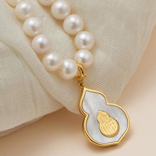【特价】2024金福葫芦吊坠珍珠项链 全国包邮！ 商品图0