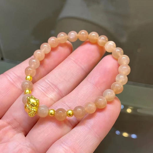 足金999招财猫+太阳石手串（送高档礼盒） 商品图1