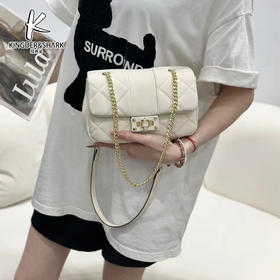 经典鲨2024年夏季新款纯色百搭单肩斜跨链条包KGB31-D286261