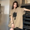 【破洞短袖T恤女装】春夏季新款 宽松显瘦 百搭大码打底衫上衣服潮 商品缩略图7