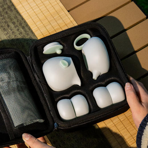 羽诗制造出品 自游品茗一壶四杯旅行茶具礼盒套装 商品图4