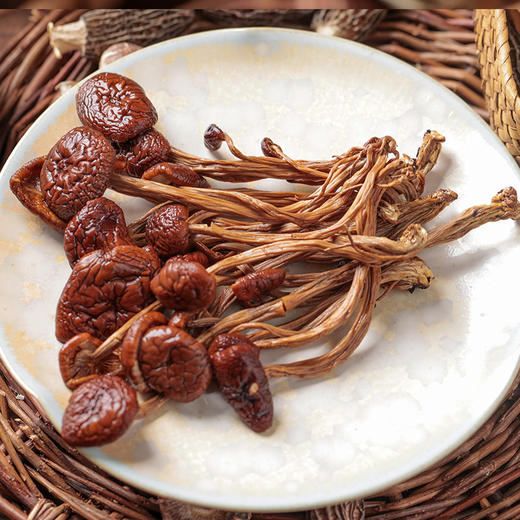 五峰高山干茶树菇200g 煲汤炖火锅 商品图2