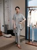 盛唐婧 |提花真丝缎萝卜裤 商品缩略图4