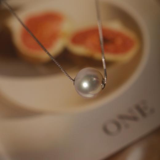 甄珠贝 520心动上新 转运珠9-10mm 搭配baby珠3-4mm，极强光，无暇，尖货品质，基本正圆，尾部纯银可调节链 商品图3