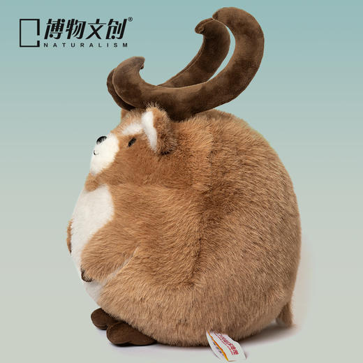 博物文创 圆宝系列海南坡鹿毛绒玩偶节日礼物 商品图2