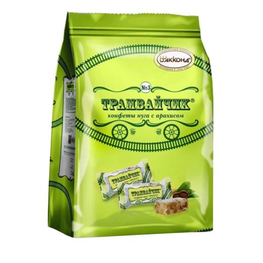 俄罗斯阿孔特电车牛轧糖500g原花生牛轧糖休闲糖果零食牛奶糖 商品图7