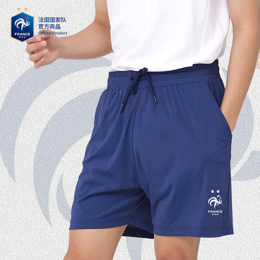 法国国家队官方商品 | 深蓝速干短裤训练夏季排汗休闲裤足球迷 商品图4