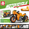 【培养动手能力 享受拼搭乐趣】乐玩2032摩托车系列科技跑车儿童拼装拼装小颗粒积木成人模型玩具 商品缩略图10
