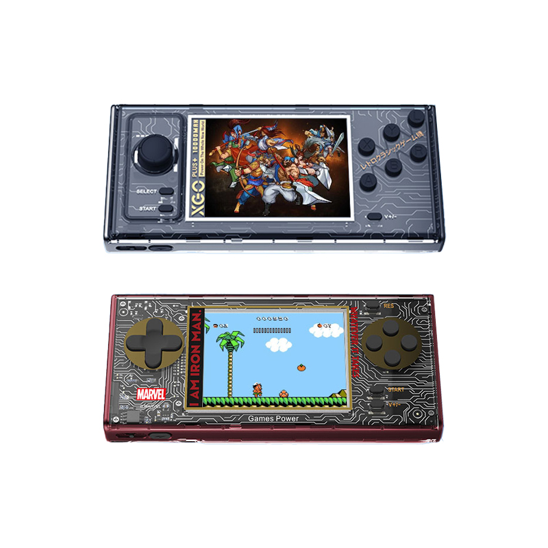 XGO/芯果 充电宝游戏机 10000mAh 500款游戏DY10 游戏机充电宝22.5W无线磁吸便携移动电源10000毫安无线充快充二合一游戏机掌机