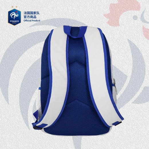 法国国家队官方商品 | 经典白色双肩包便携背包足球迷户外时尚 商品图2