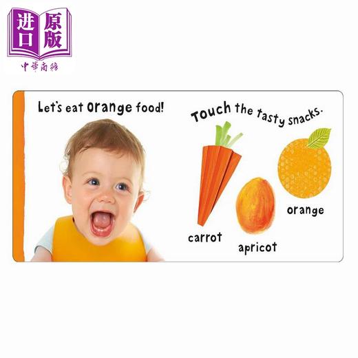 【中商原版】罗杰彼蒂 启蒙感觉颜色 Roger Priddy See Touch Feel Colors 英文原版纸板书 亲子绘本低幼童书 认知识物图画书 商品图2