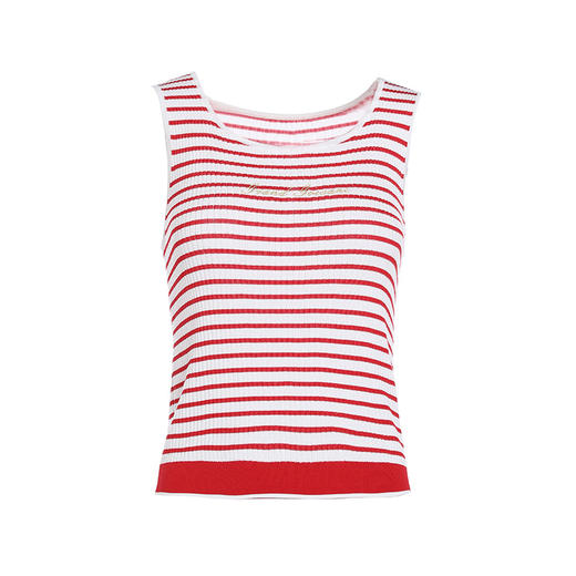 乔万尼针织背心女新款精致感天丝运动休闲EM2M887 商品图4