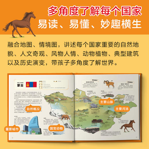 【精装大开本】地图上的全景世界地理（上下 全2册） 商品图8