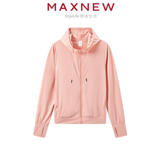 【茄克】女装防晒UPF50+亲肤网眼肌理连帽外套 1N2223102 商品图2