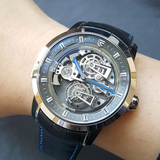 稀缺珍藏【99新未使用】柯籁天音SOPRANO 女高音系列18K白金、5级钛金属陀飞轮、三问手动机械机芯45MM男表MTR.TRD98.003.025.TI   120124LV01 商品图6