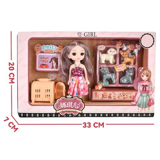 【巴比洋娃娃礼盒套装】仿真公主 女孩儿童玩具礼物 开学季 商品图4