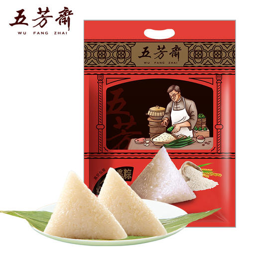 五芳斋 真空白玉香糯粽  6只囤货装   白糯米本味  100g*6 商品图2