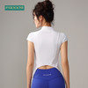 F2023720梵蒂欧弧形修身设计感瑜伽短袖 商品缩略图1