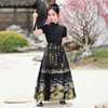 女童夏装马面裙新中式半身裙套装汉服唐装XWN-2755 商品缩略图1