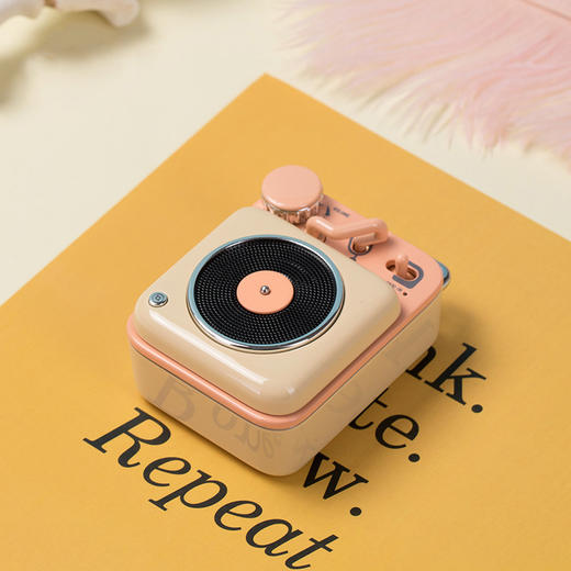 【为思礼】猫王原子唱机 复古便携掌上小音箱 一份有温度的声音礼物 生日节日送朋友 商品图5