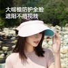 小野和子2024新款大帽檐防晒帽女防紫外线空顶夏骑车遮太阳帽子 商品缩略图1