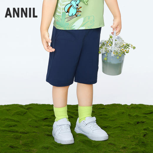 男童记忆棉凉感裤裤子新款安奈儿童装实体店同款XB426584 商品图1